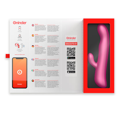 Oslo Rabbit — Vibrator met vibratie en rotatie, bediend via app