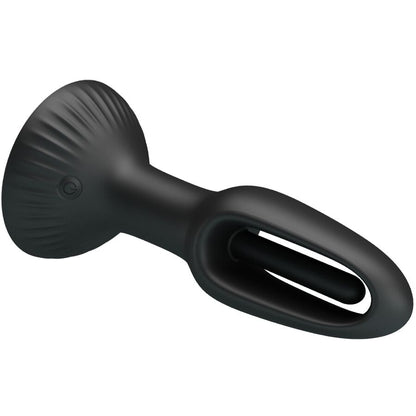 Plug anal en silicone Hubert avec 7 modes d'oscillation