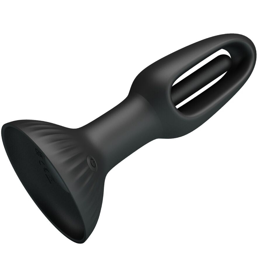 Plug anal en silicone Hubert avec 7 modes d'oscillation