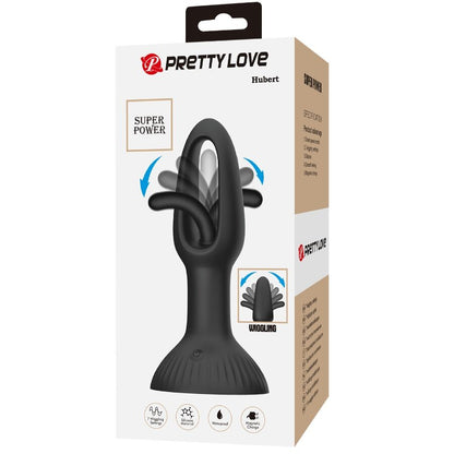 Plug anal en silicone Hubert avec 7 modes d'oscillation
