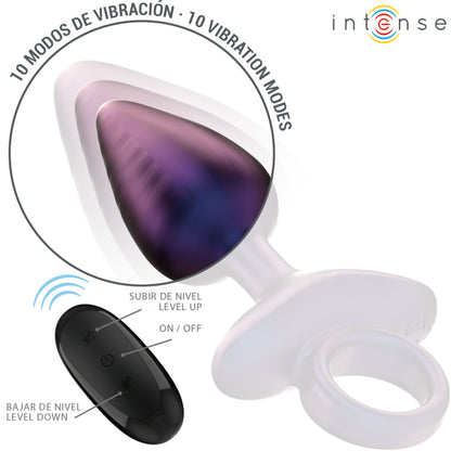 Plug Anal MICHAEL Vibrador 10 Modos + Control Remoto