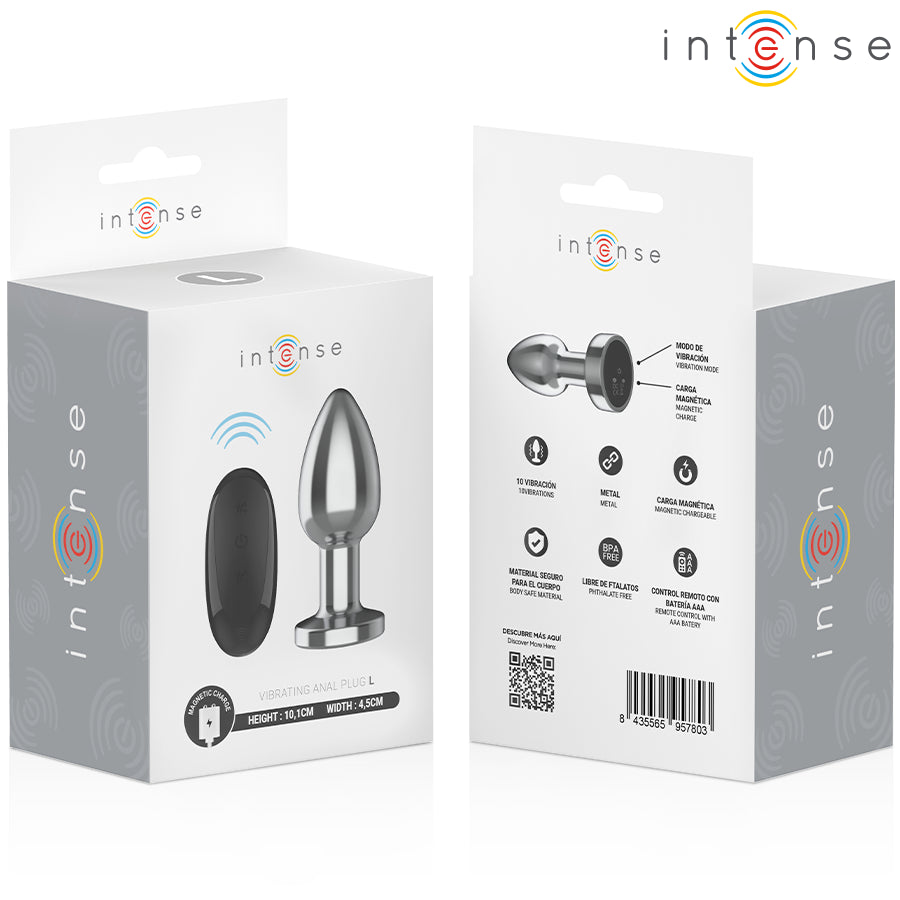 Plug Anal Vibratório em Alumínio com Controlo Remoto — 10 Vibrações — vista adicional 7