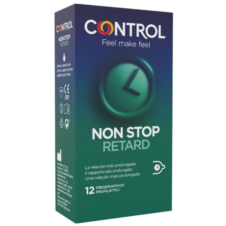 Préservatifs Non Stop Retard 12 Unités
