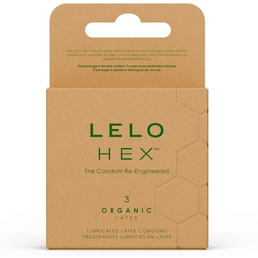 Preservativos Orgánicos HEX 3 Unidades