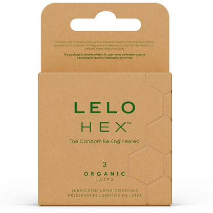 Preservativos Orgánicos HEX 3 Unidades
