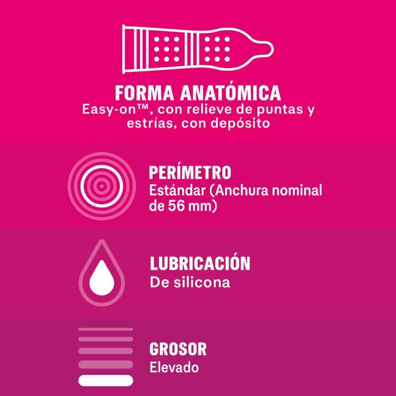 Preservativos Placador Dame, 12 unidades