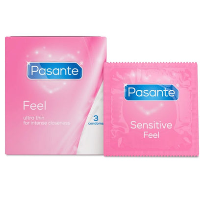Preservativos Sensitive ultrafinos, 3 unidades — Pasante