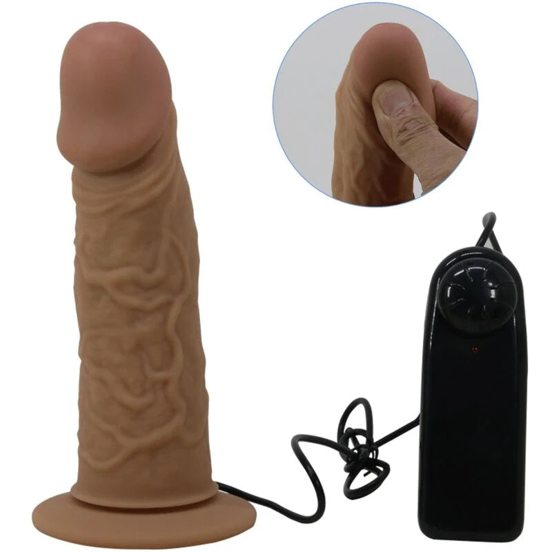 Arnês Pretty Love Harness Briefs — dildo, comando e detalhe da flexibilidade