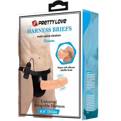 Harnas Pretty Love Harnasslips - Inclusief vibrerende dildo