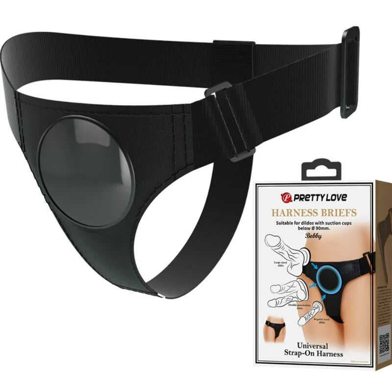 Harnais Strap-On Pretty Love Harness Briefs Universal — harnais réglable