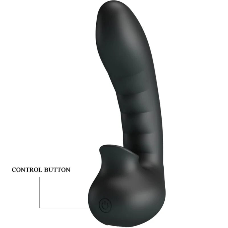 Vibrador de Dedo Pretty Love Hobgoblin — pormenor do botão de controlo
