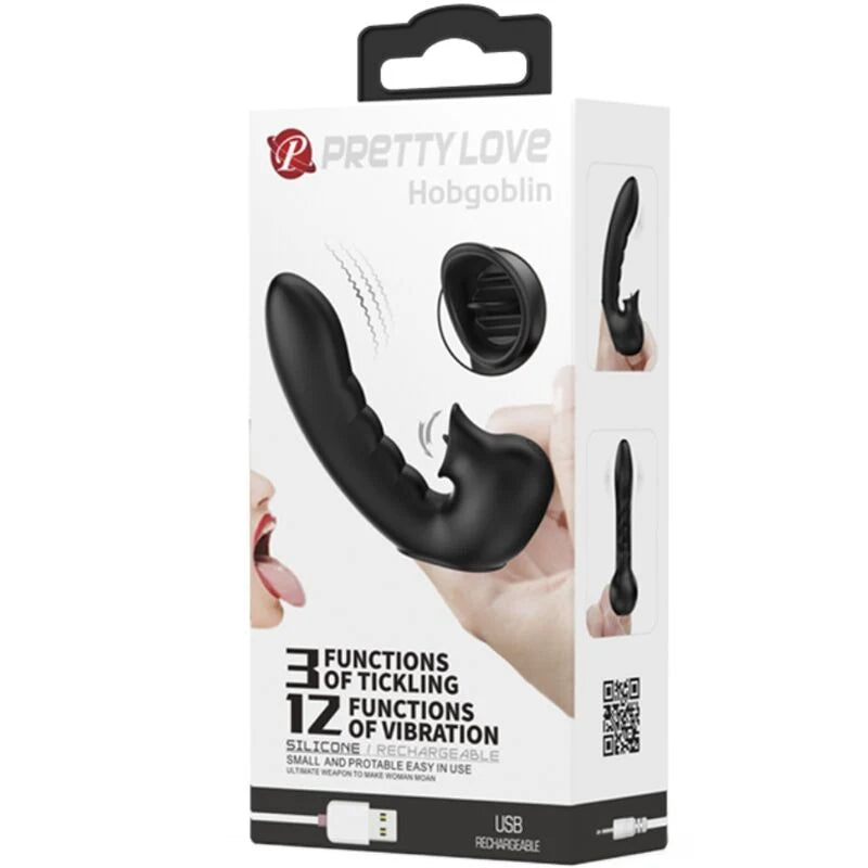 Vibrador de Dedo Pretty Love Hobgoblin — embalagem vista de frente