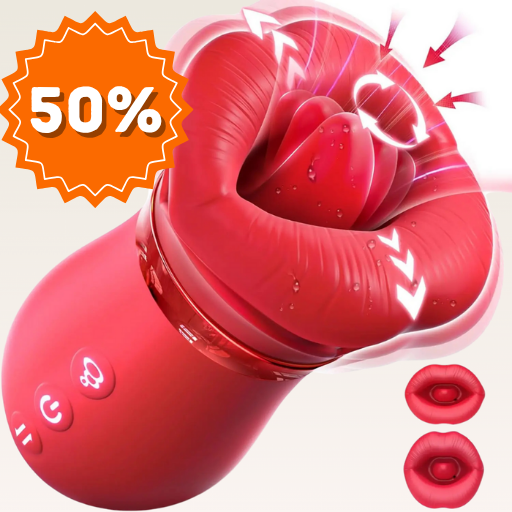 Super Boquinha 4 em 1- Vibrador/ Sugador/ língua/ Boca
