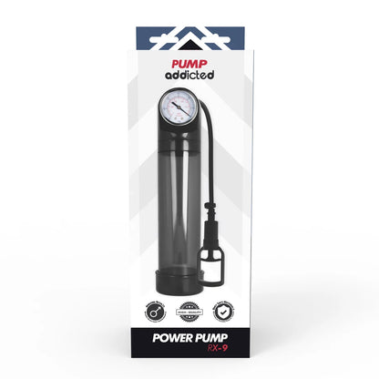 Pompe à Pénis Pump Addicted RX9 — manomètre intégré