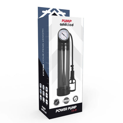 Pompe à Pénis Pump Addicted RX9 — manomètre intégré