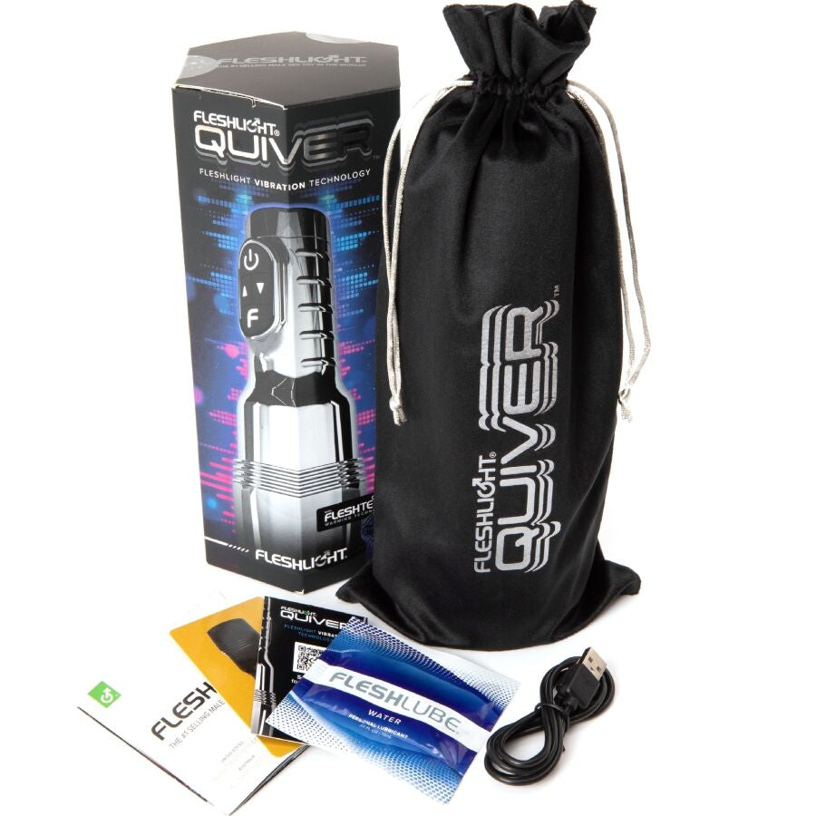 Masturbateur vaginal vibrant rechargeable Quiver