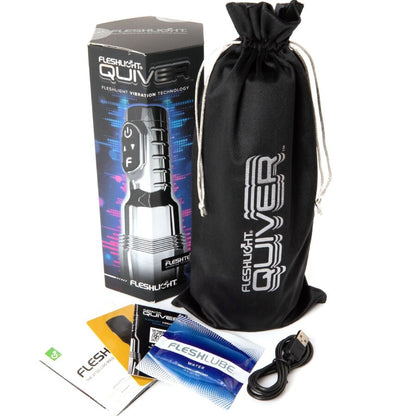 Masturbateur vaginal vibrant rechargeable Quiver