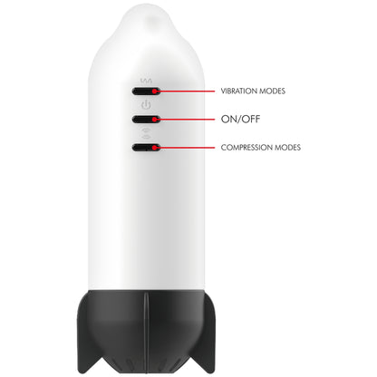 Rocket Masturbator with Vibration and Compression