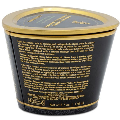 Massagekaars Shunga Mango — Hete olie, 170 ml