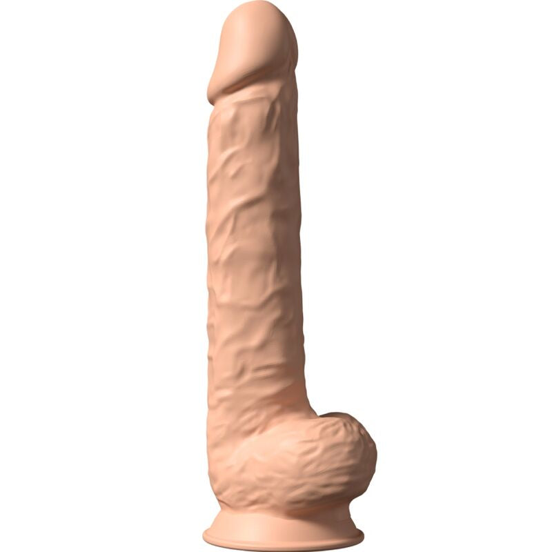 SilexD — Dildo Realista Premium 38 cm com Ventosa — Bege — vista adicional 5