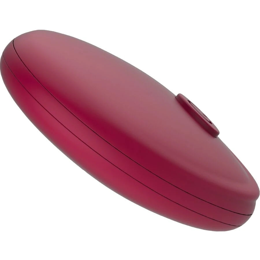 Vibrador para Casais Snail Vibe GIZI Duo (Bordô) — perfil do comando remoto