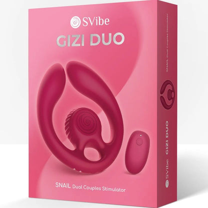 Vibrator Snail Vibe GIZI Duo — 3 independent motors