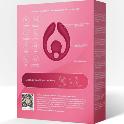 Vibrator Snail Vibe GIZI Duo — 3 independent motors