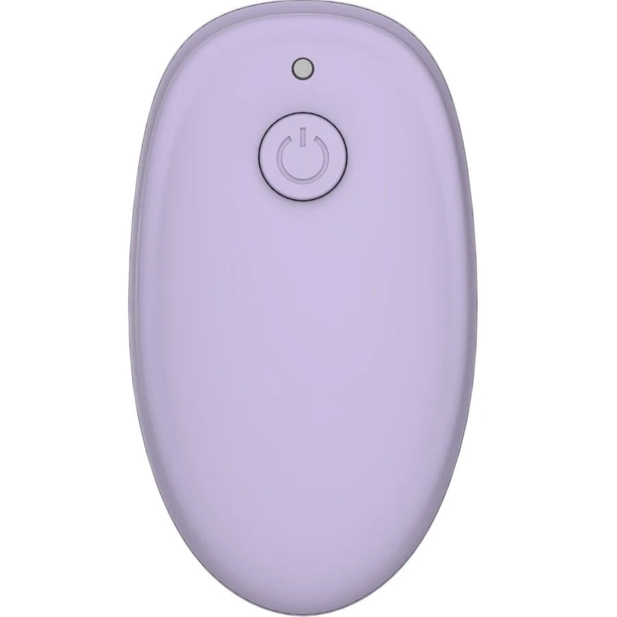 Vibrador para Casais Snail Vibe GIZI Duo (Lilás) — comando remoto visto de frente