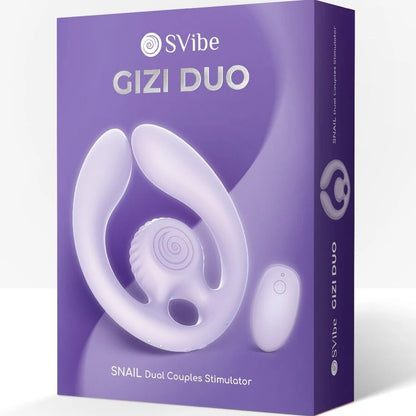 Vibrator Snail Vibe GIZI Duo — 3 independent motors