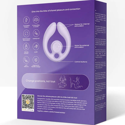 Vibrator Snail Vibe GIZI Duo — 3 independent motors