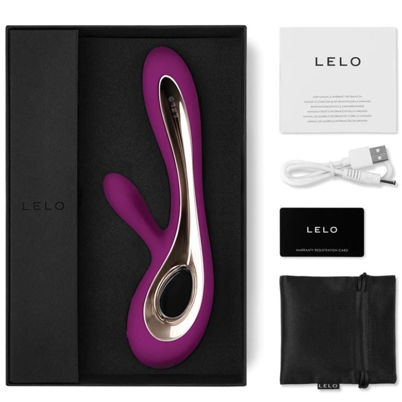 Soraya 2 Vibrador Rabbit Recarregável em Silicone Premium — Rosa Profundo — vista adicional 5