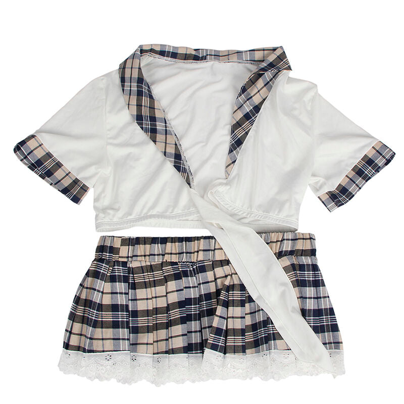SUBBLIME — Fantasia Sexy Schoolgirl com Top e Saia Xadrez — S/M — vista adicional 8