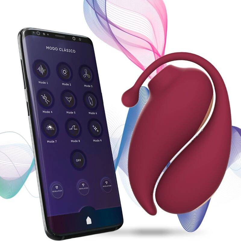 Succionador de Clítoris + Huevo Vibrador Inteligente - Inspiration