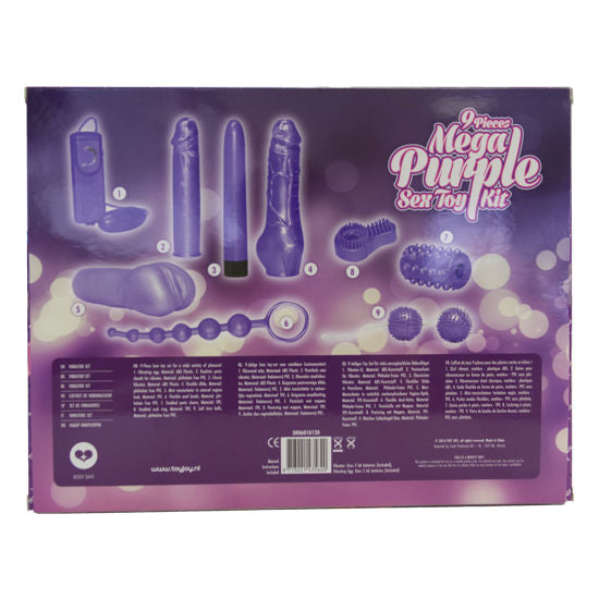 TOYJOY — Kit Mega Purple 9 Peças para Estimulação Total — vista adicional 3