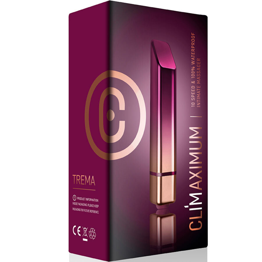 TREMA CLIMAXIMUM • Vibrador Estilo Batom Super Discreto