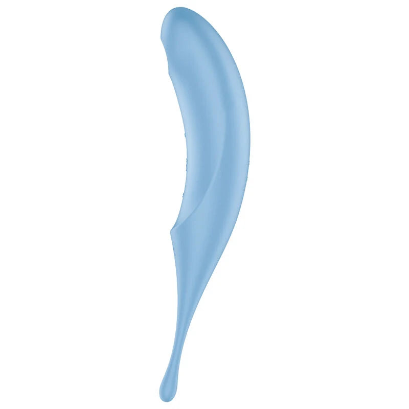 Twirling Pro Air — Estimulador de Ponta Fina com Air-Pulse & Vibração Independente — Azul — vista adicional 5