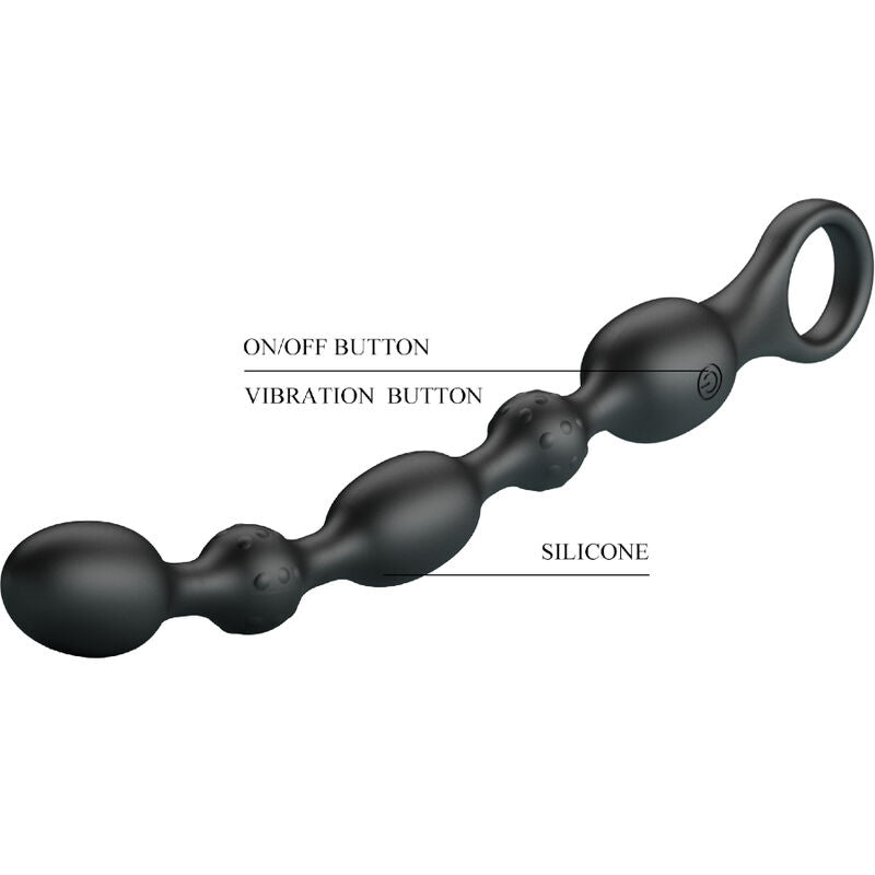 Bolas Anales Van Anal Balls - Bolas Anales de Silicona con 10 Vibraciones