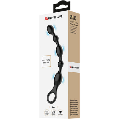 Bolas Anales Van Anal Balls - Bolas Anales de Silicona con 10 Vibraciones