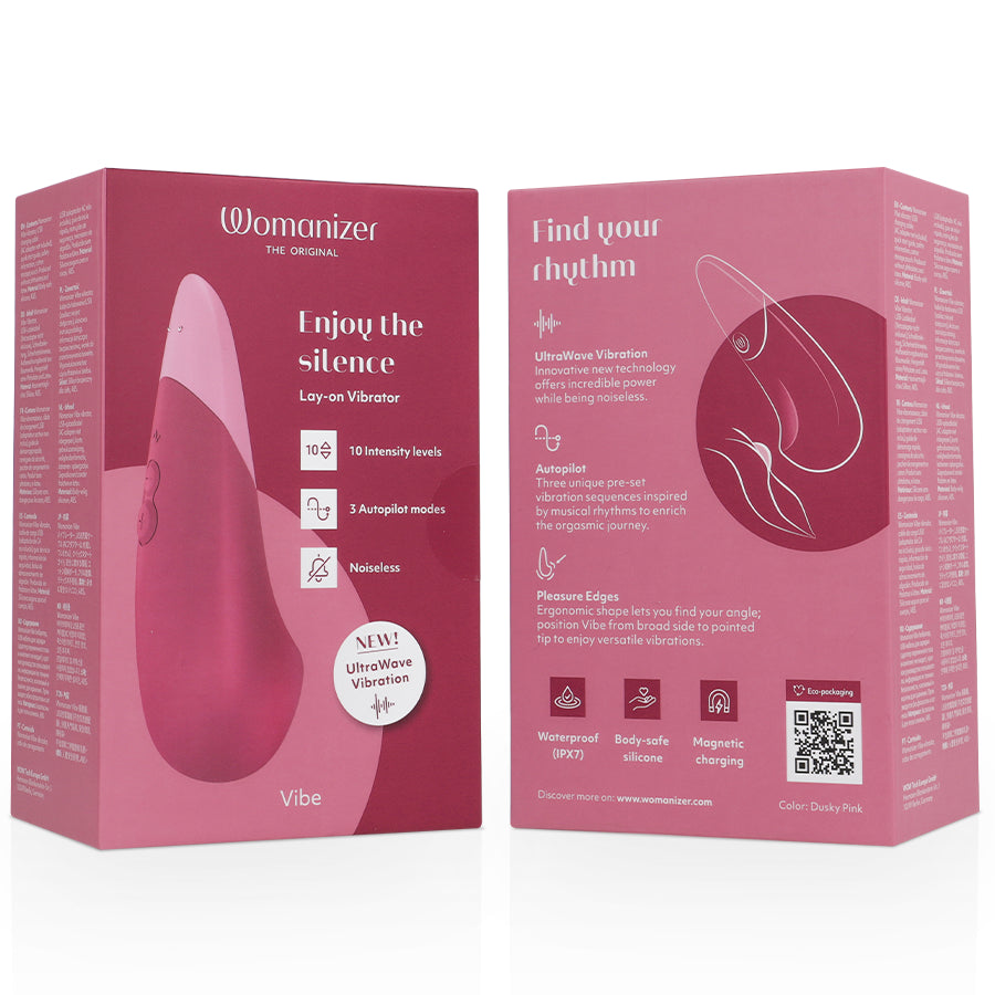 Vibe — Vibrador Clitoriano — Womanizer — Rosa-Escuro — vista 7