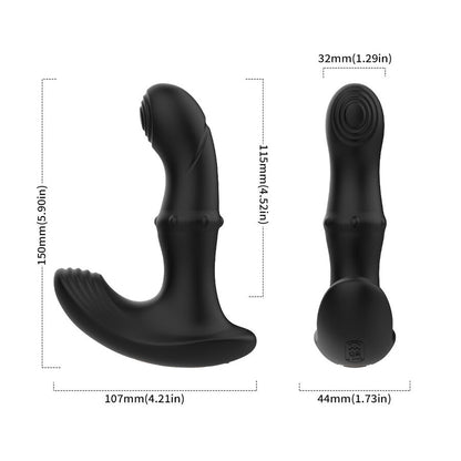 Vibrador Anal e Estimulador de Próstata com Controlo Remoto
