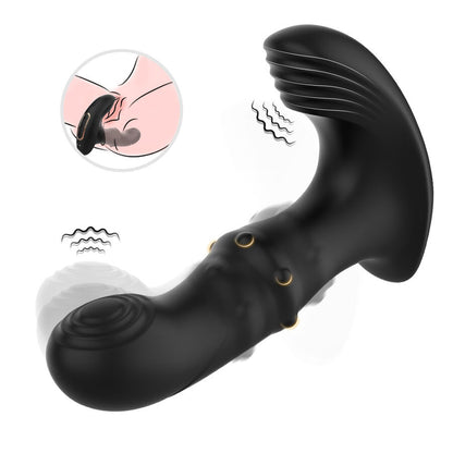 Vibrador Anal e Estimulador de Próstata com Controlo Remoto