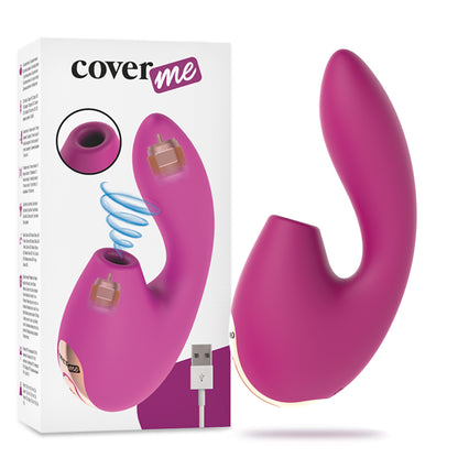 G-Punkt-Vibrator mit Klitorisabsaugung – CoverMe