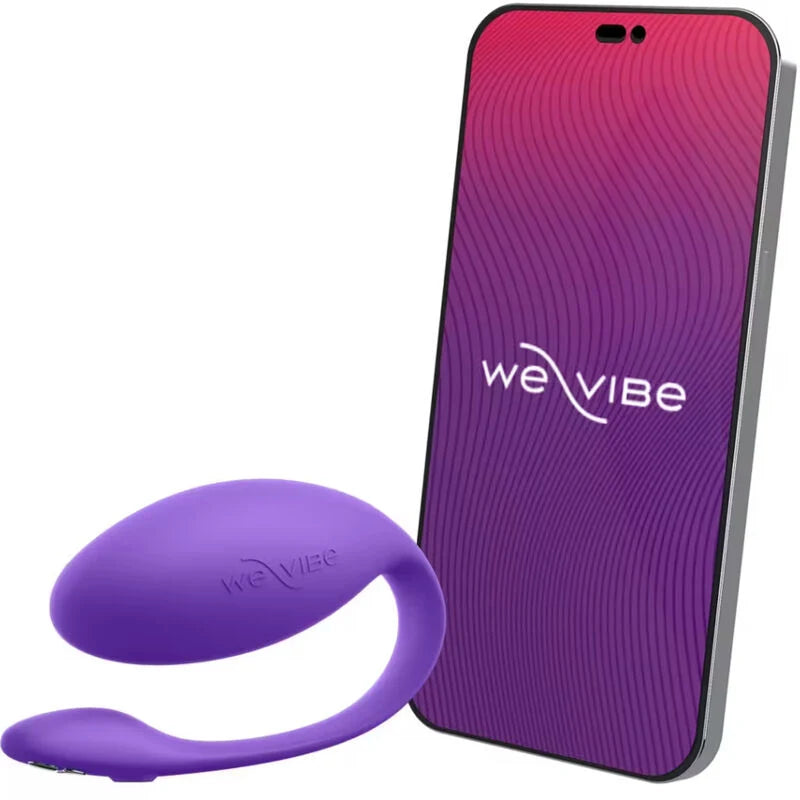 Ovo Vibratório We-Vibe Jive Lite — produto junto à aplicação no telemóvel