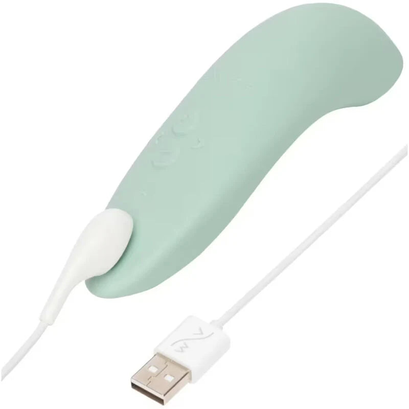 Sugador Clitoriano We-Vibe Melt 2 (Sálvia) — pormenor do cabo USB