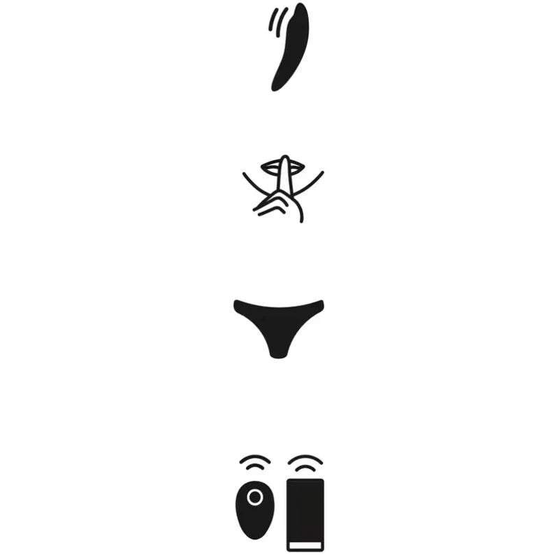 We-Vibe Moxie+ ondergoedvibrator — magnetische clip