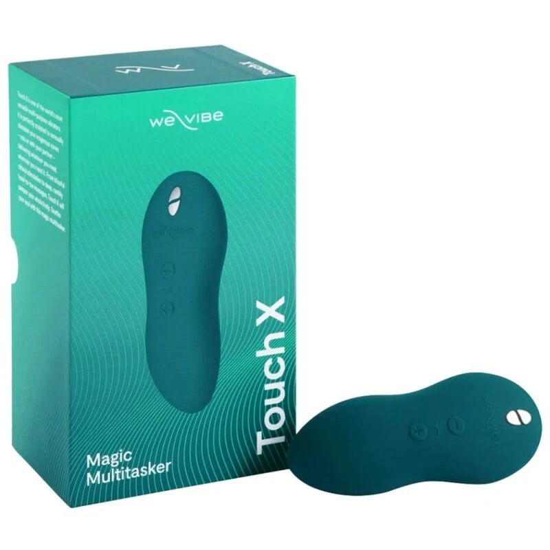 Vibrador We-Vibe Touch X (Verde) — produto junto à embalagem