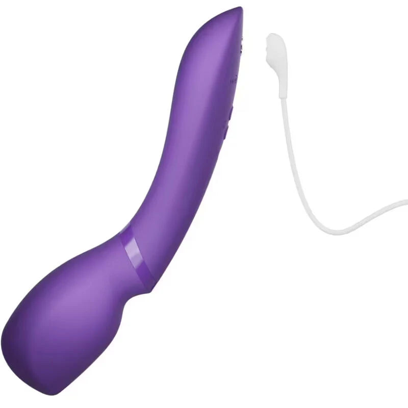 Massaggiatore We-Vibe Wand 2: controllo flessibile della testa e dell'app