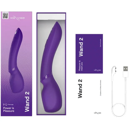 Massaggiatore We-Vibe Wand 2: controllo flessibile della testa e dell'app