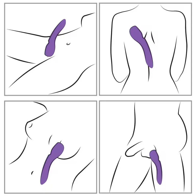 Massaggiatore We-Vibe Wand 2: controllo flessibile della testa e dell'app