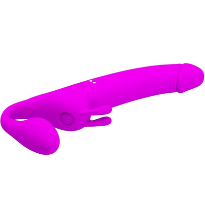 Zanini Strapless Strap-On mit doppelter Vibration und 10 Modi